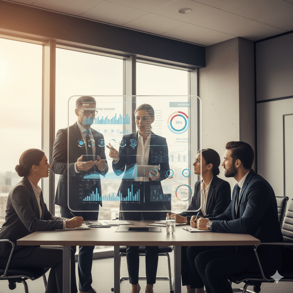 Business Leaders at Work